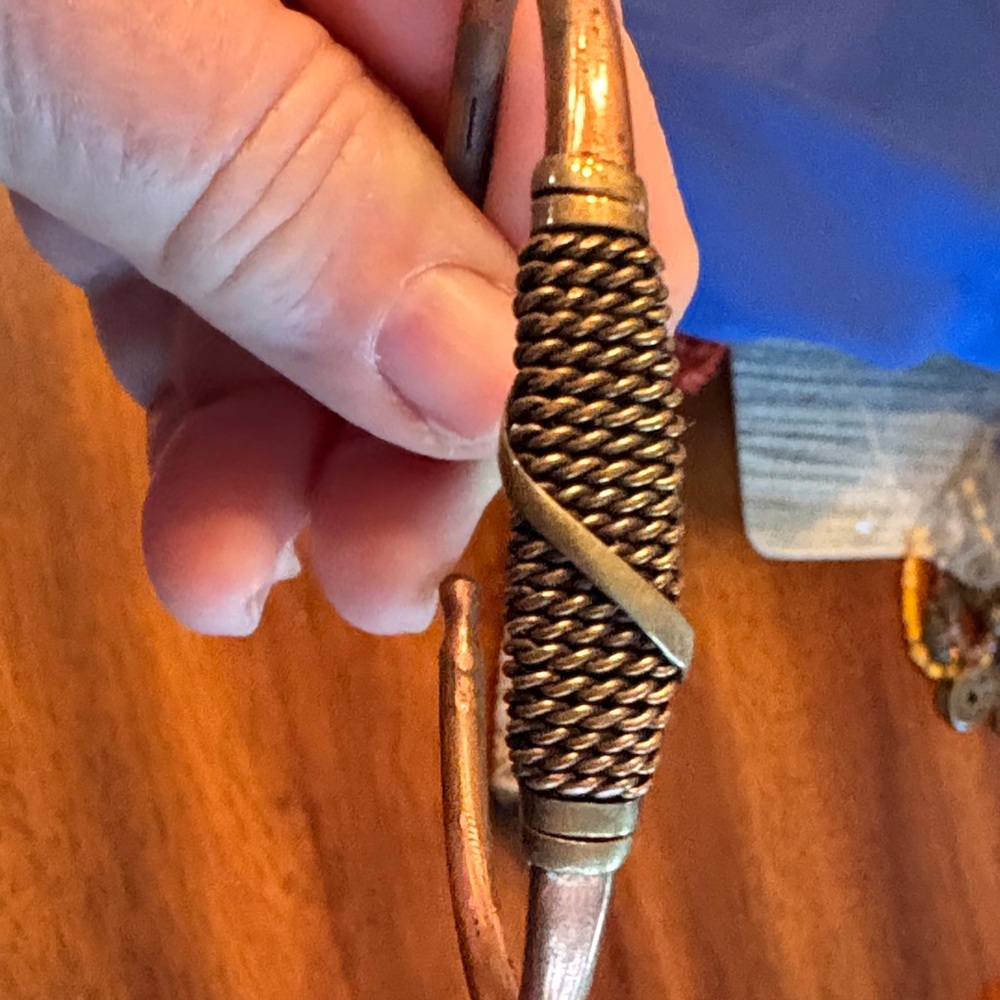 Men's Bronze Twisted Rope Bracelet